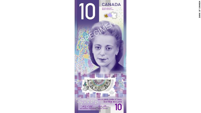 Canada&#39;s new $10 note featuring Viola Desmond.