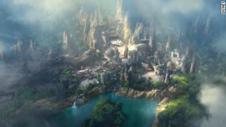 Get A Glimpse Of Disneys New Star Wars Land Cnn Video