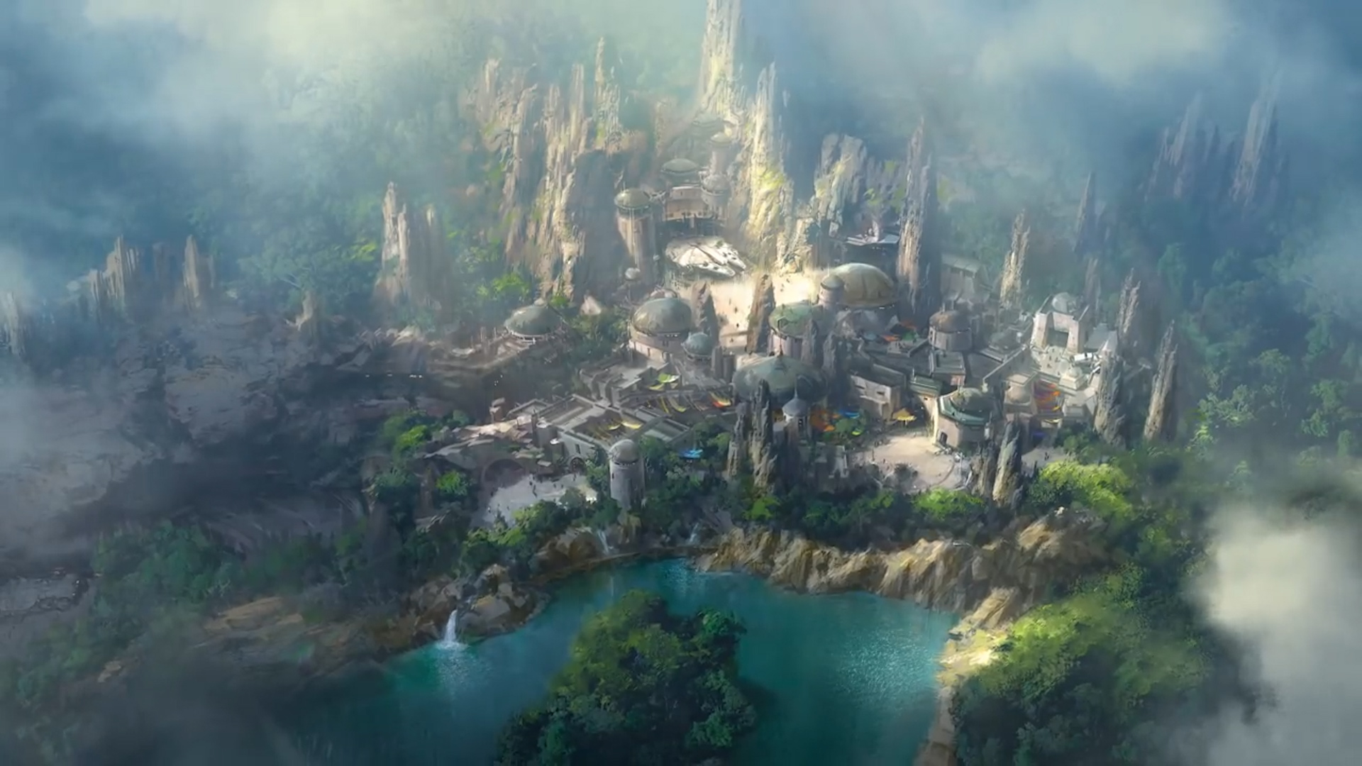 Get A Glimpse Of Disneys New Star Wars Land Cnn Video