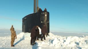 The nuclear-powered sub challenging Russia in the Arctic