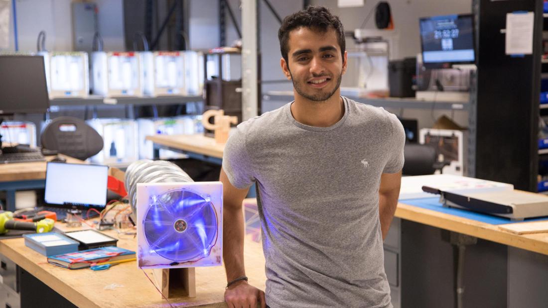 &lt;strong&gt;Angad Daryani&lt;/strong&gt;, from Mumbai, left school in the ninth grade and then self-educated while working with MIT Media Lab until the age of 17. Now an undergraduate at the Georgia Institute of Technology, he is developing an industrial-scale air filter to remove the pollutants and carcinogens that plague modern cities.