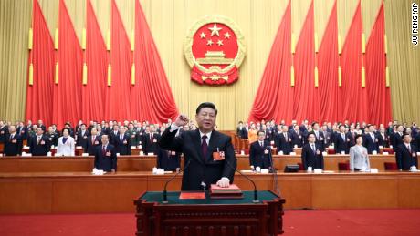 Chinese President Xi Jinping was sworn in Saturday for his second term as President.