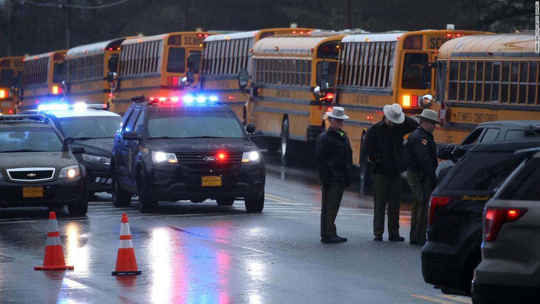 Maryland school officer stops armed student who shot 2 others