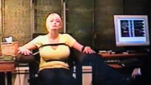 Stormy Daniels taking a polygraph exam in 2011.  