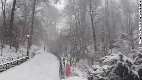 snow york nyc city like cnn hasn seen years official record