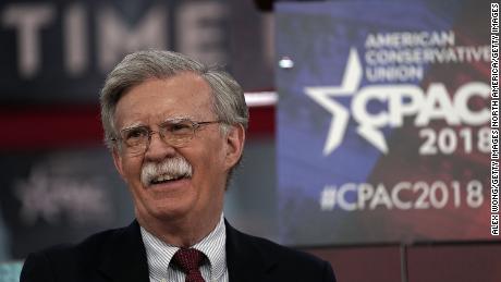 NATIONAL HARBOR, MD - FEBRUARY 22:  Former U.S. Ambassador to the United Nations John Bolton speaks during CPAC 2018 February 22, 2018 in National Harbor, Maryland. The American Conservative Union hosted its annual Conservative Political Action Conference to discuss conservative agenda.  (Photo by Alex Wong/Getty Images)