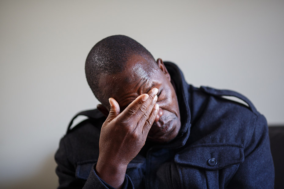 When Abdalla arrived in the United States in January 2017, worries about his daughter, Batulo, consumed him. Now he fears for his father&#39;s safety in Somalia. (Melissa Golden/Redux for CNN)