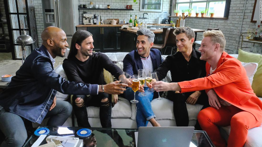 The cast of Emmy-nominated Netflix show "Queer Eye."