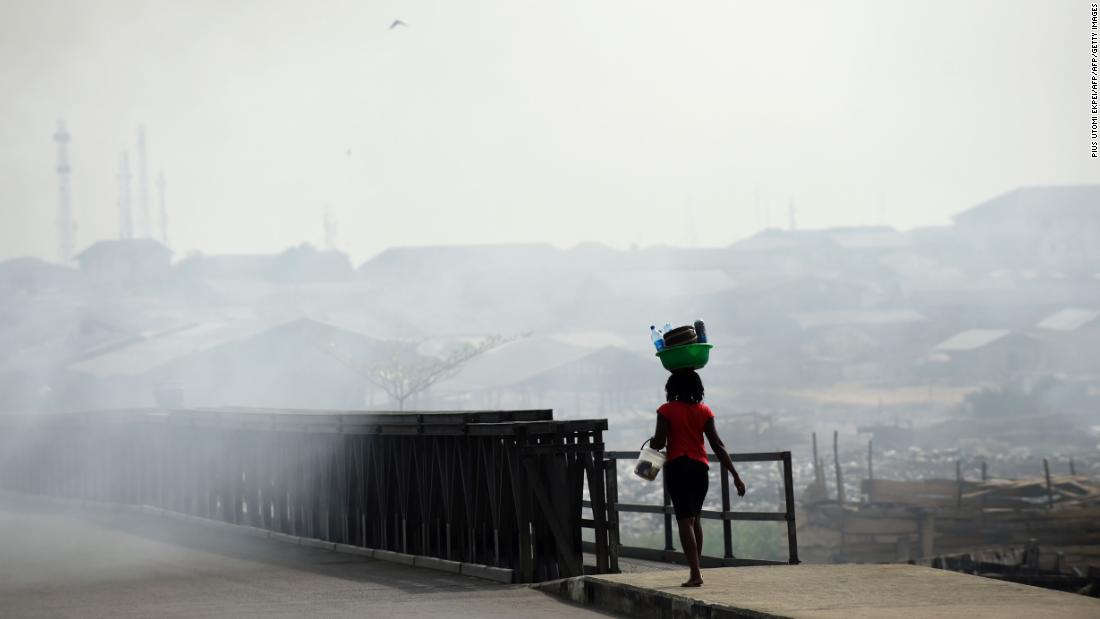 &quot;The air is thick with the soot,&quot; Ezekwesili said. 