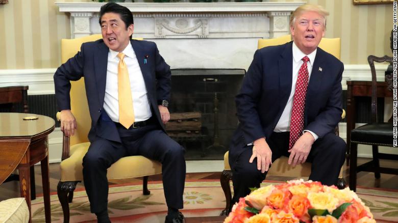 Japanese Prime Minister Shinzo Abe to visit Trump at Mar-a-Lago