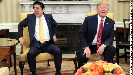Japanese Prime Minister Shinzo Abe has cultivated close ties with US President Donald Trump but frequently found himself out of step with Washington. 