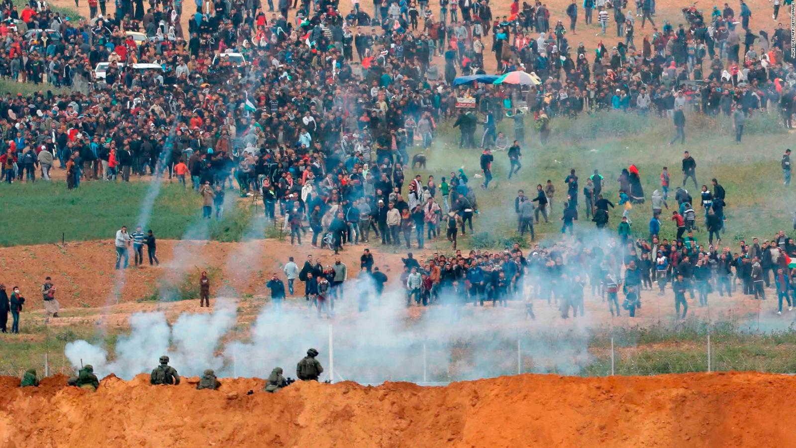 Gaza 17 Palestinians Killed In Confrontations With Israeli Forces Cnn