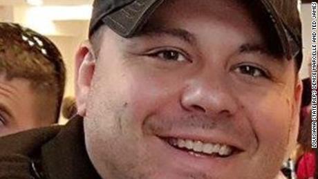 Blane Salamoni, is one of two police officers involved in the shooting of Alton Sterling, 37, outside a convenience store on July 5, 2016 in Baton Rouge, Lousiana

Source: Louisiana State Reps Denise Marcelle and Ted James