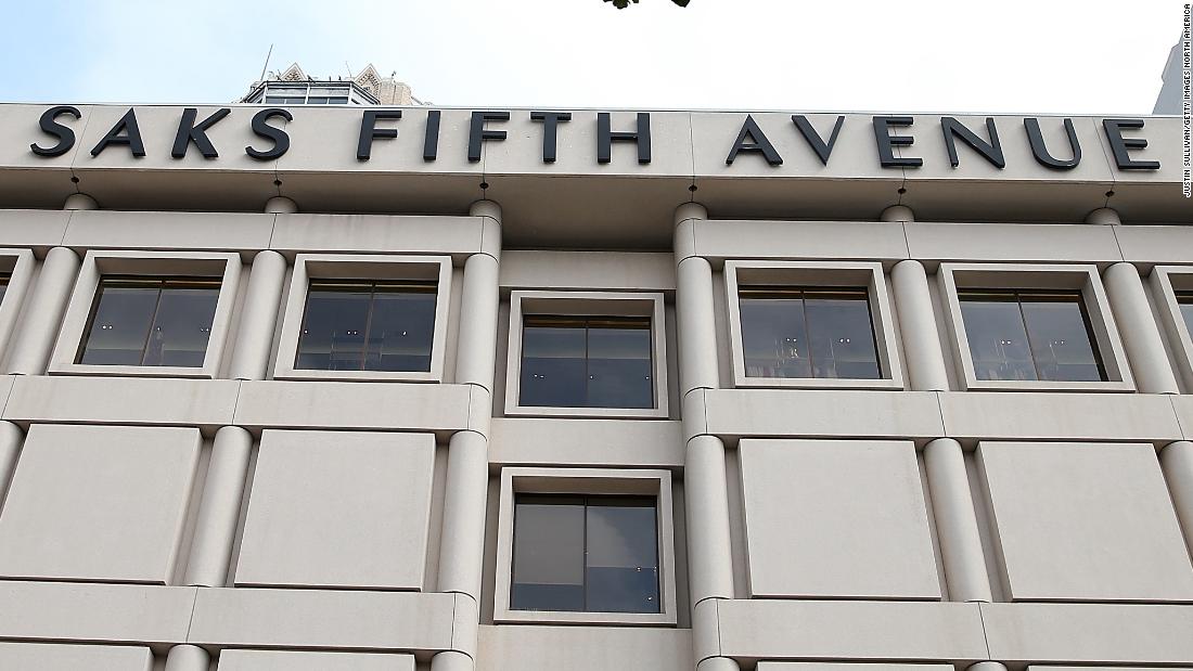 Saks Fifth Avenue in Los Angeles - LOS ANGELES - CALIFORNIA Stock