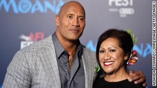 Actor Dwayne Johnson and his mother Ata Johnson arrive at the AFI FEST 2016 Presented By Audi premiere of Disney&#39;s &quot;Moana&quot; at the El Capitan Theatre on November 14, 2016 in Hollywood, California.  