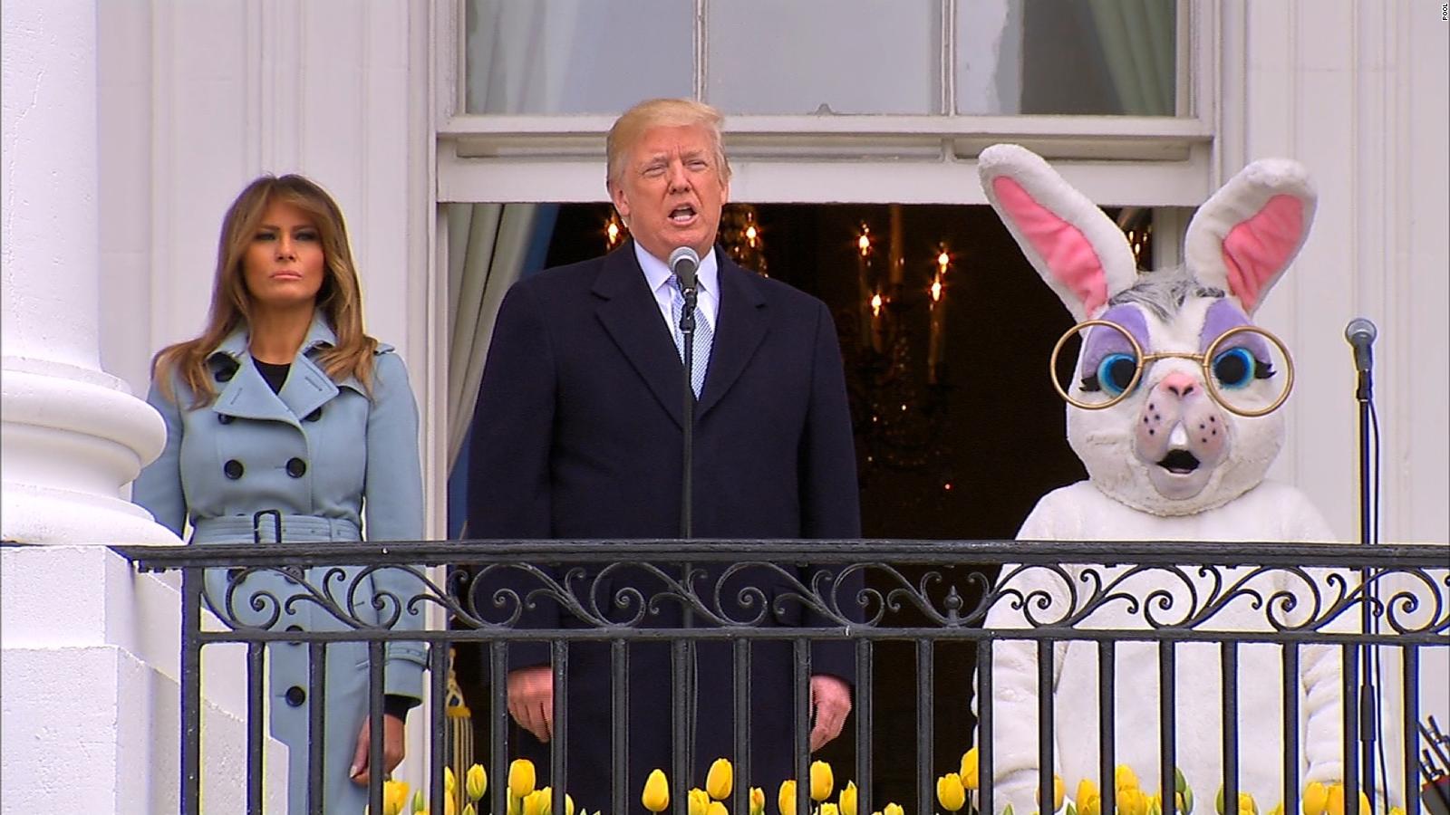 Trump Touts Economy Military At Easter Event Cnn Video