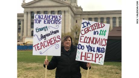 Kentucky and Oklahoma teachers flood state capitals