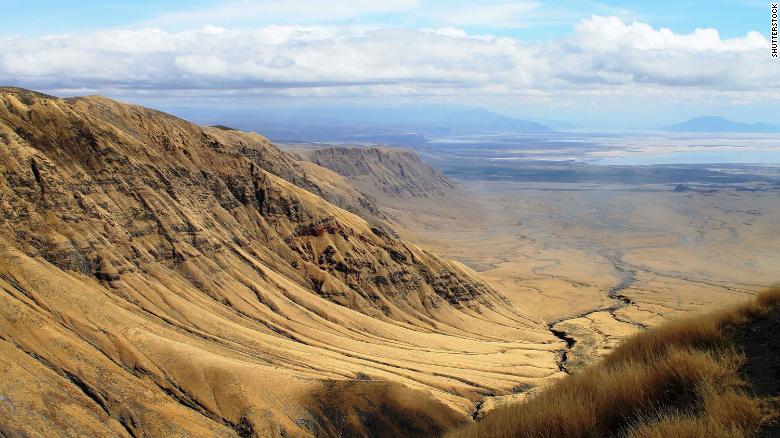 The Rift Valley in East Africa. 