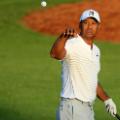 Tiger Woods Masters Augusta practice round