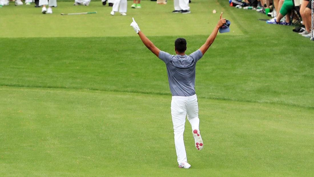 Tony Finau And Jack Nicklaus Grandson Star In Masters Par Three Cnn