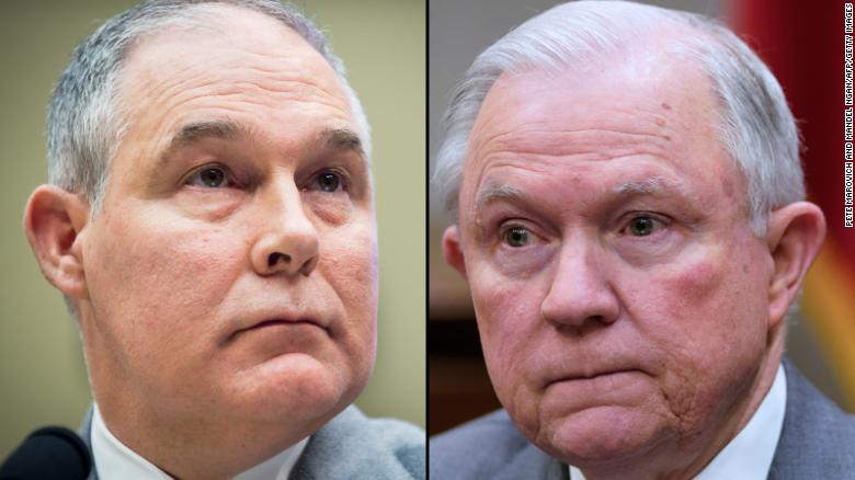 Trump floated replacing Sessions with Pruitt