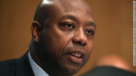 Sen. Tim Scott supports McConnell on not paying reparations for slavery