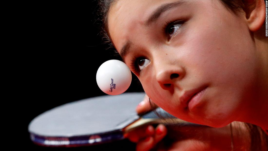 Anna Hursey: 14-year-old table tennis player gets call up from Biden to support climate efforts - CNN