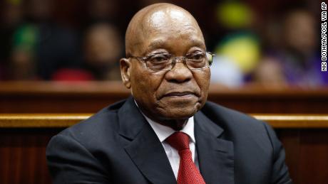South Africa's ex-President Zuma in court on corruption charges