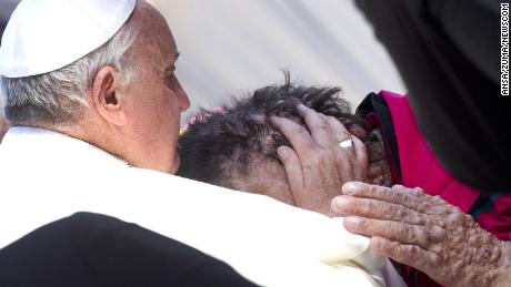 Millions were moved when Francis embraced a disfigured man in 2013.