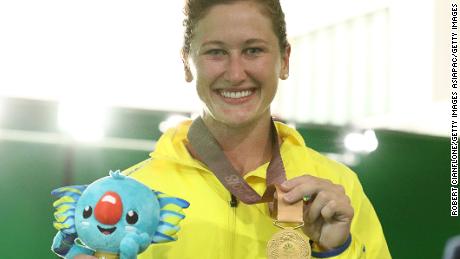 Toomey dedicated her gold medal to her much-loved cousin Jade. 