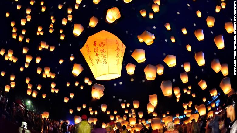 large sky lanterns