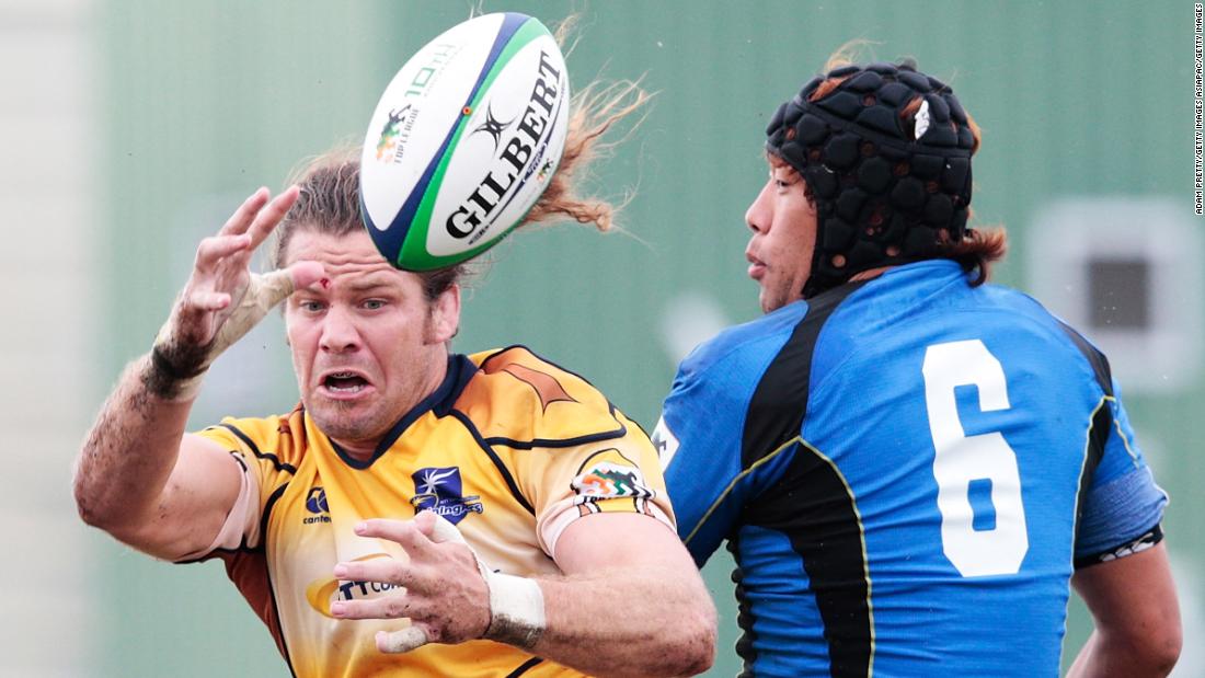 As well as playing in the US, Clever also had stints in Japan&#39;s Top League with Suntory Sungoliath and the NTT Communications Shining Arcs (pictured).