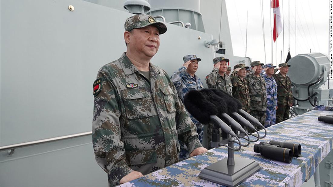 Xi Jinping Inspects Massive Navy Parade In South China Sea Cnn