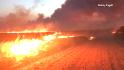 Wildfires erupt in Oklahoma, town evacuates