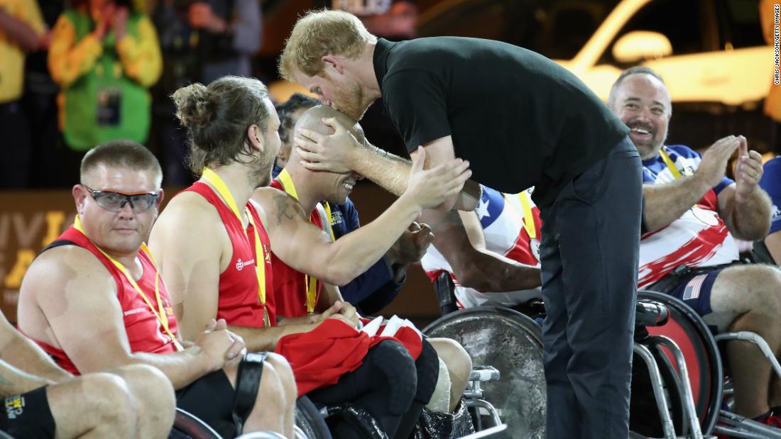 &quot;Things happen quite quickly with Harry,&quot; says Jackson. After presenting a Norwegian wheelchair rugby player with a gold medal at last year&#39;s Invictus Games, Harry spontaneously kissed him on the head. &quot;That was a great moment -- and it makes a great picture,&quot; says Jackson. Toronto, Canada, September 2017.