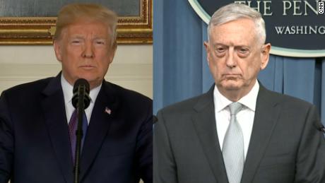 Trump-Mattis dynamic raises questions about rift, anxiety at the Pentagon 