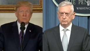 Trump-Mattis dynamic raises questions about rift, anxiety at the Pentagon 