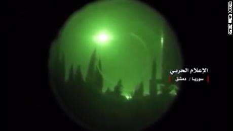 Video reportedly shows missile interception