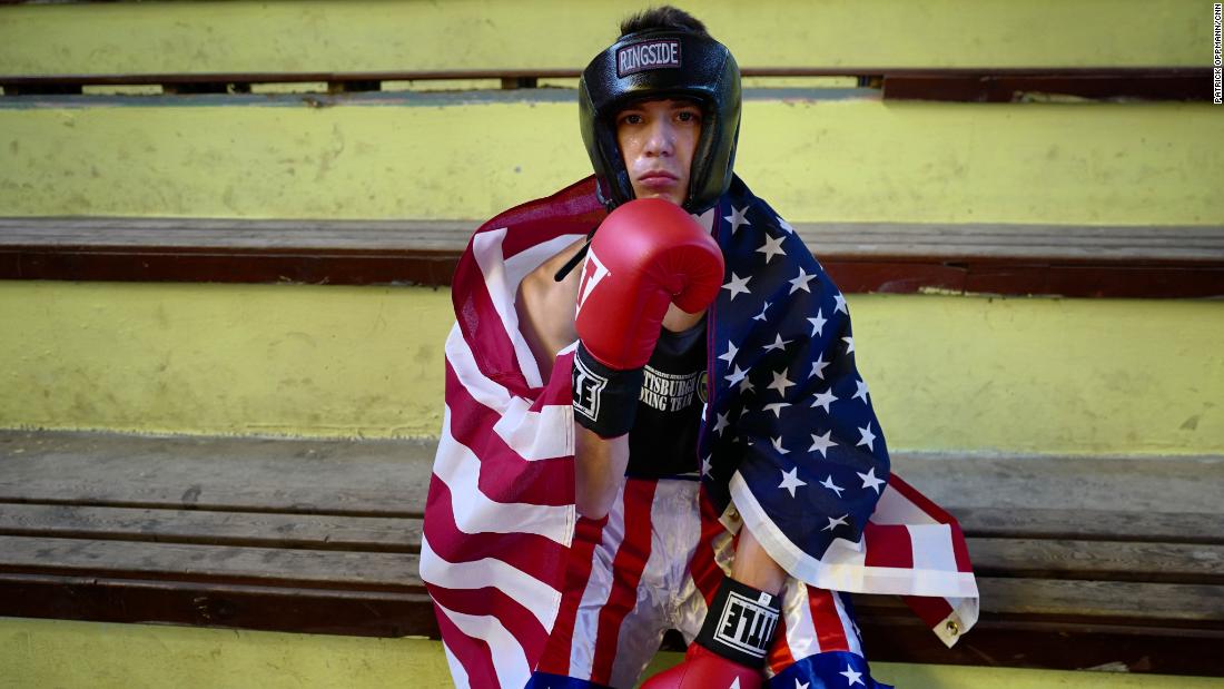 A boxer from Philadelphia, Pennsylvania, watches matches between US and Cuban fighters in Pinar del Rio, Cuba. After the revolution, Cuba was virtually cut off from the US for decades. Now, despite the countries&#39; ongoing political differences, there are a flurry of cultural exchanges taking place.