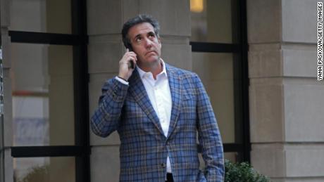 NEW YORK, NY - APRIL 13:  Michael Cohen, U.S. President Donald Trump's personal attorney, takes a call near the Loews Regency hotel on Park Ave on April 13, 2018 in New York City. (Yana Paskova/Getty Images)