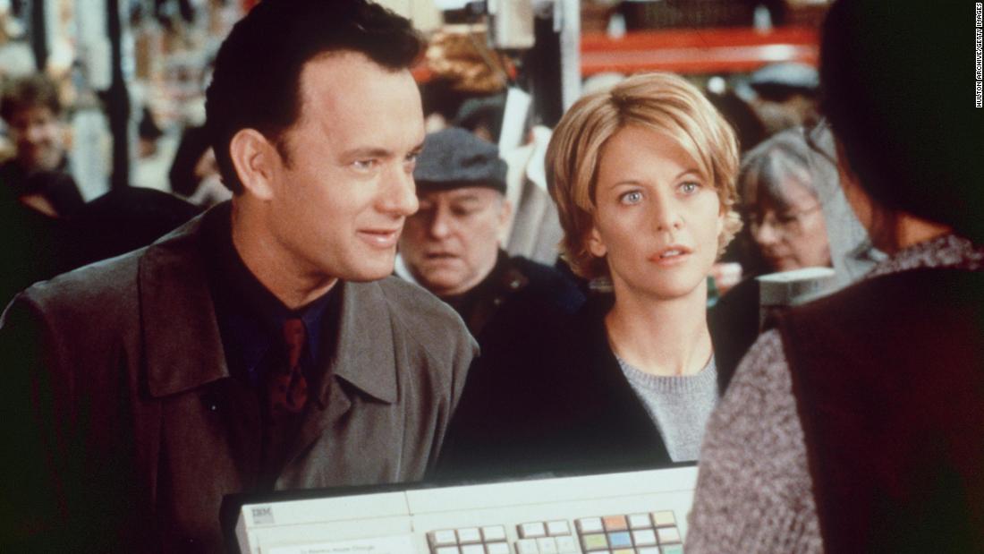 Hanks stars with Meg Ryan in the 1994 romantic comedy &quot;You&#39;ve Got Mail.&quot; The two starred in several movies together.