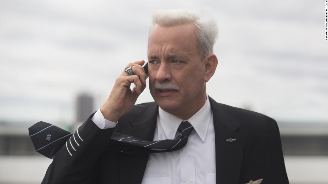 Hanks played pilot Chesley &quot;Sully&quot; Sullenberger in the 2016 film &quot;Sully.&quot; Sullenberger was the pilot who successfully landed a passenger plane in the Hudson River in 2009.