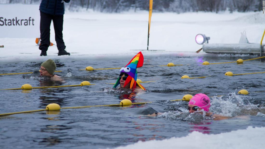 Ice swim racing is not for the faint of heart -- literally - CNN