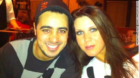 A Facebook image from 2013 shows Samantha Sally, right, with Moussa Elhassani. 