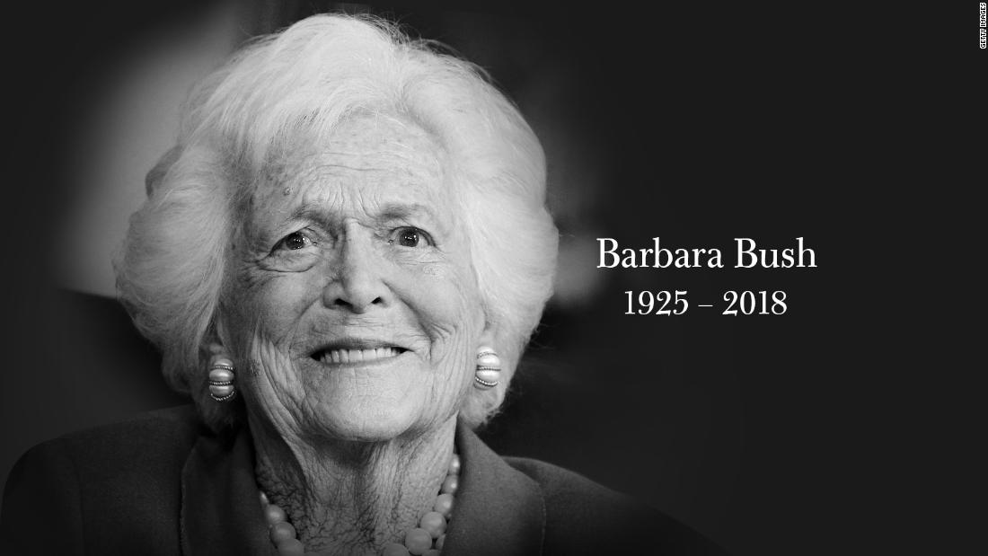 Así recordamos a la ex primera dama Barbara Bush - CNN Video.