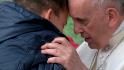 Boy asks pope if atheist father is in heaven