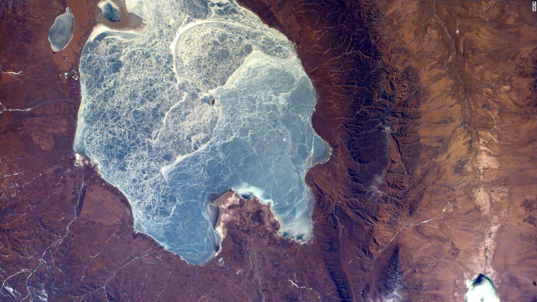 &lt;strong&gt;Lake Qinghai, China: &lt;/strong&gt;NASA&#39;s EarthKAM captured this surreal image of Lake Qinghai -- the largest in China. Located on the Tibetan Plateau, the lake stretches across 1,667 square miles and reaches a depth of 84 feet.