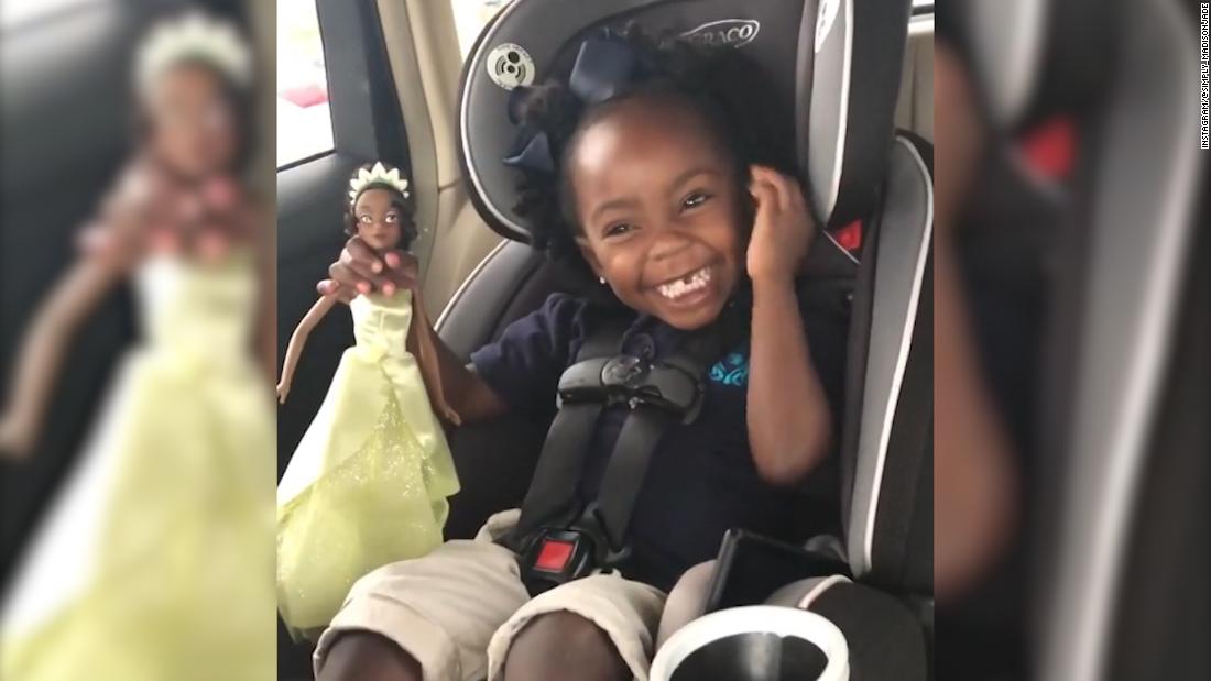 See 3 Year Old React To Princess Tiana Doll Cnn Video