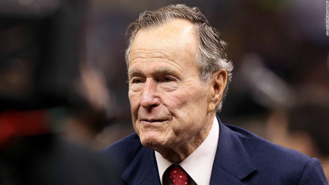 George H.W. Bush hospitalized for low blood pressure and fatigue