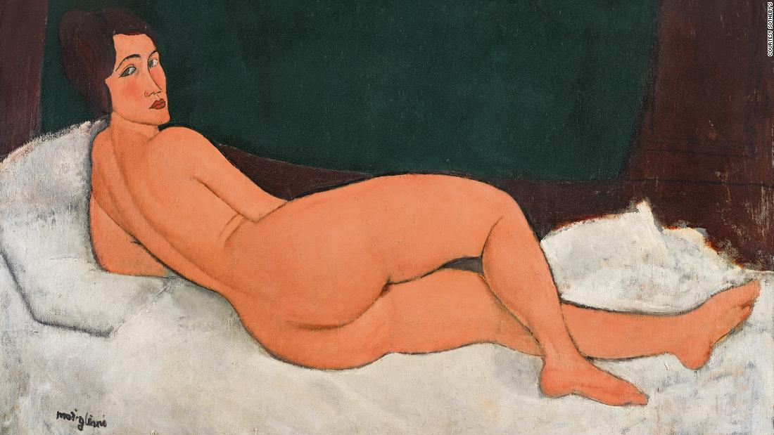 Modigliani Nu Couché becomes one of the worlds most expensive paintings  photo